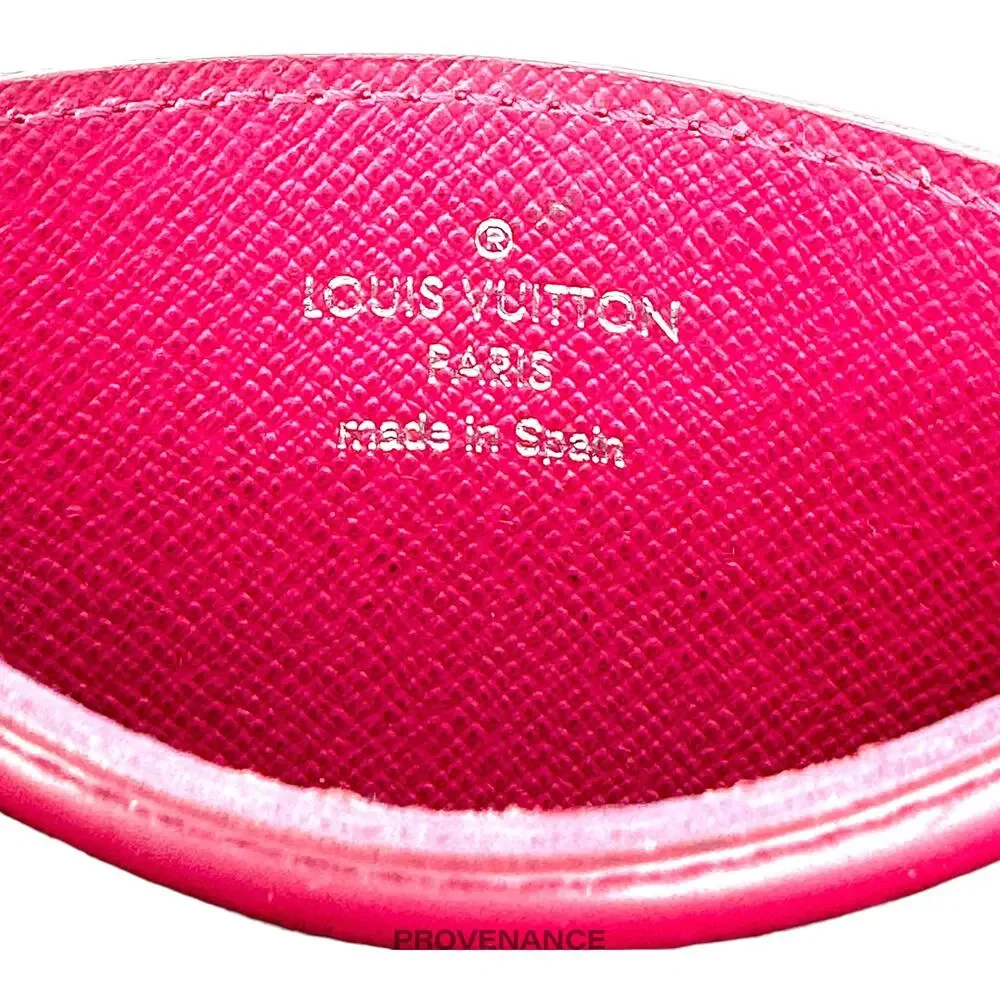 🔴 Louis Vuitton Card Holder Wallet - Fuchsia Epi Leather